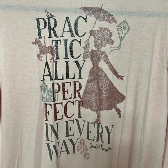 Disney Sweaters - Disney Mary Poppins Cardigan – “Practically Perfect” Graphic – Size Large – NWT